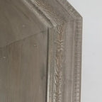 Rustic Recycled Pine Octagonal Wall Mirror in Natural Finish