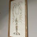 Wood-Framed Marine Life Wall Decor