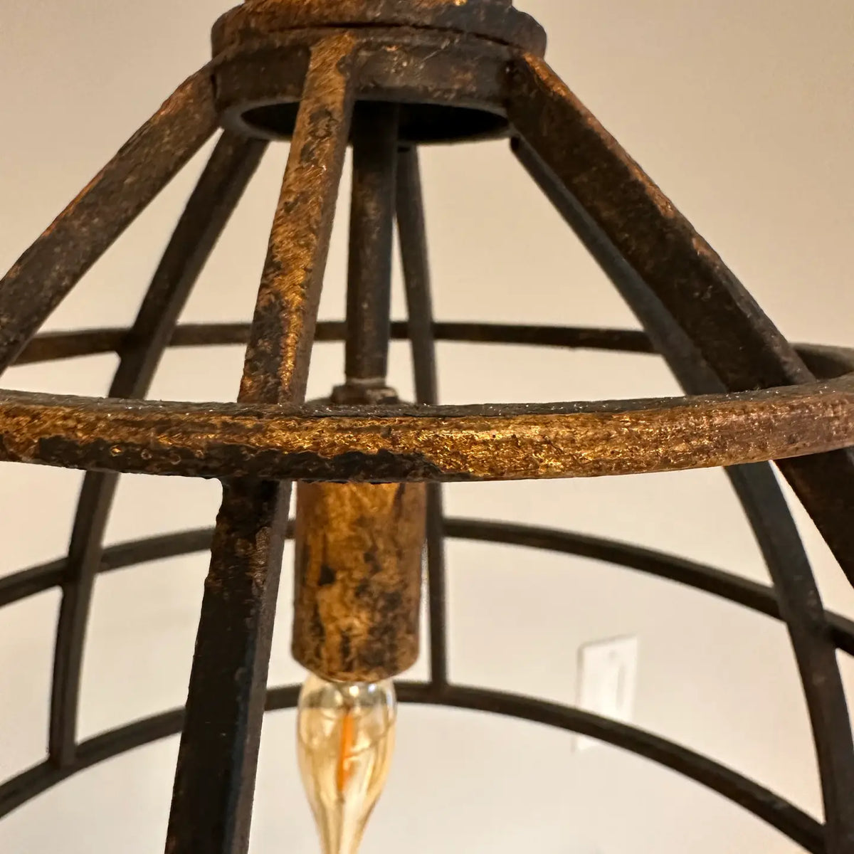 Black Iron Single Pendant