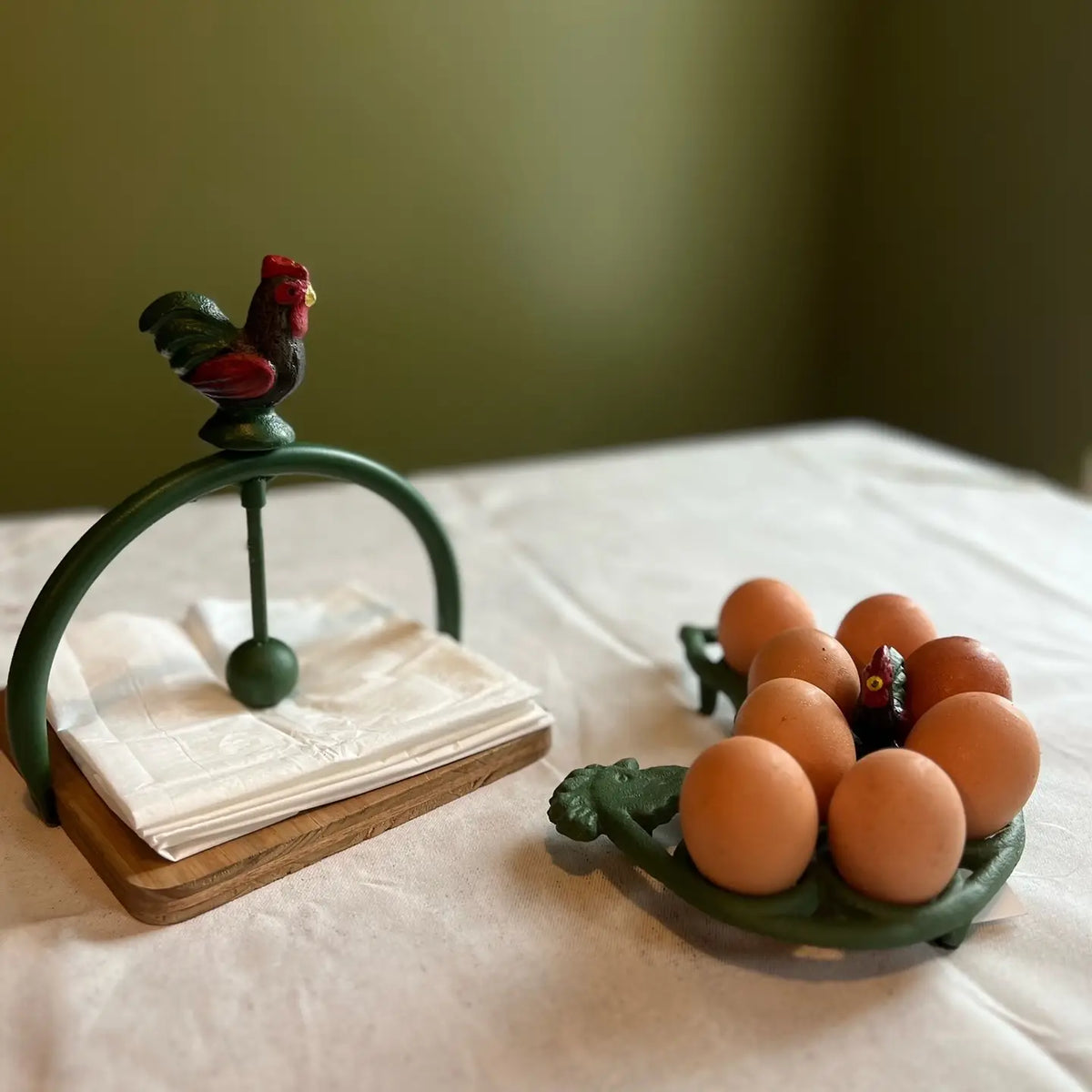 IRON EGG HOLDER