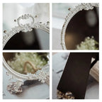 ROUND PEWTER MIRROR