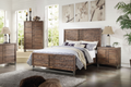 Andria Reclaimed Oak Finish Queen Bed