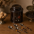 Ceramic Axis Mundi Storage Canister - Set of 2