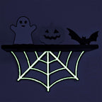 Spider Web Floating Shelf | Spooky Halloween Decor Shelf | 9" Wide x 5" Deep | Made in USA
