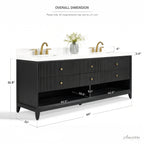 Momo 84" Bath Vanity Set