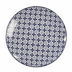 Blue and White Round Plate - I