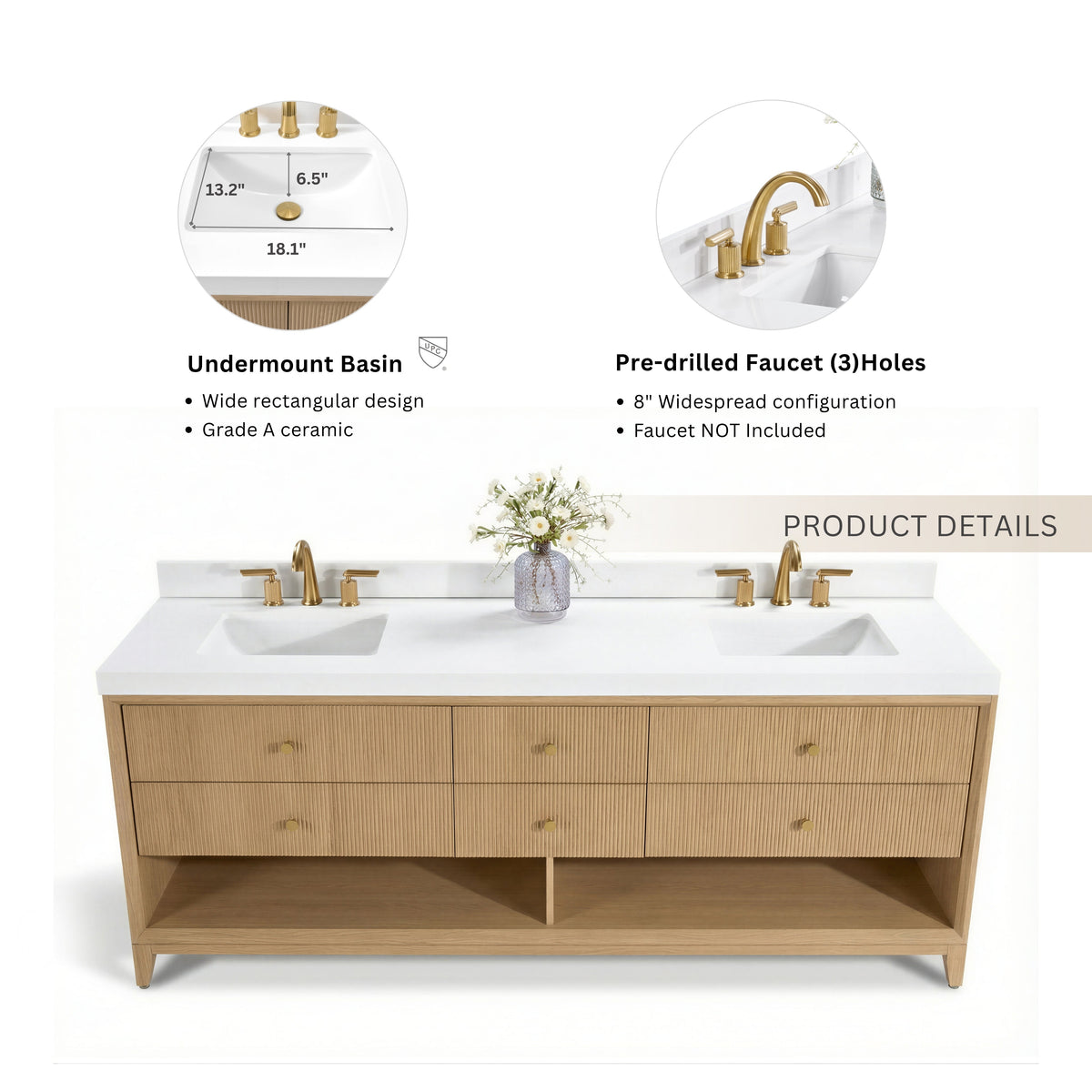 Momo 72" Bath Vanity Set