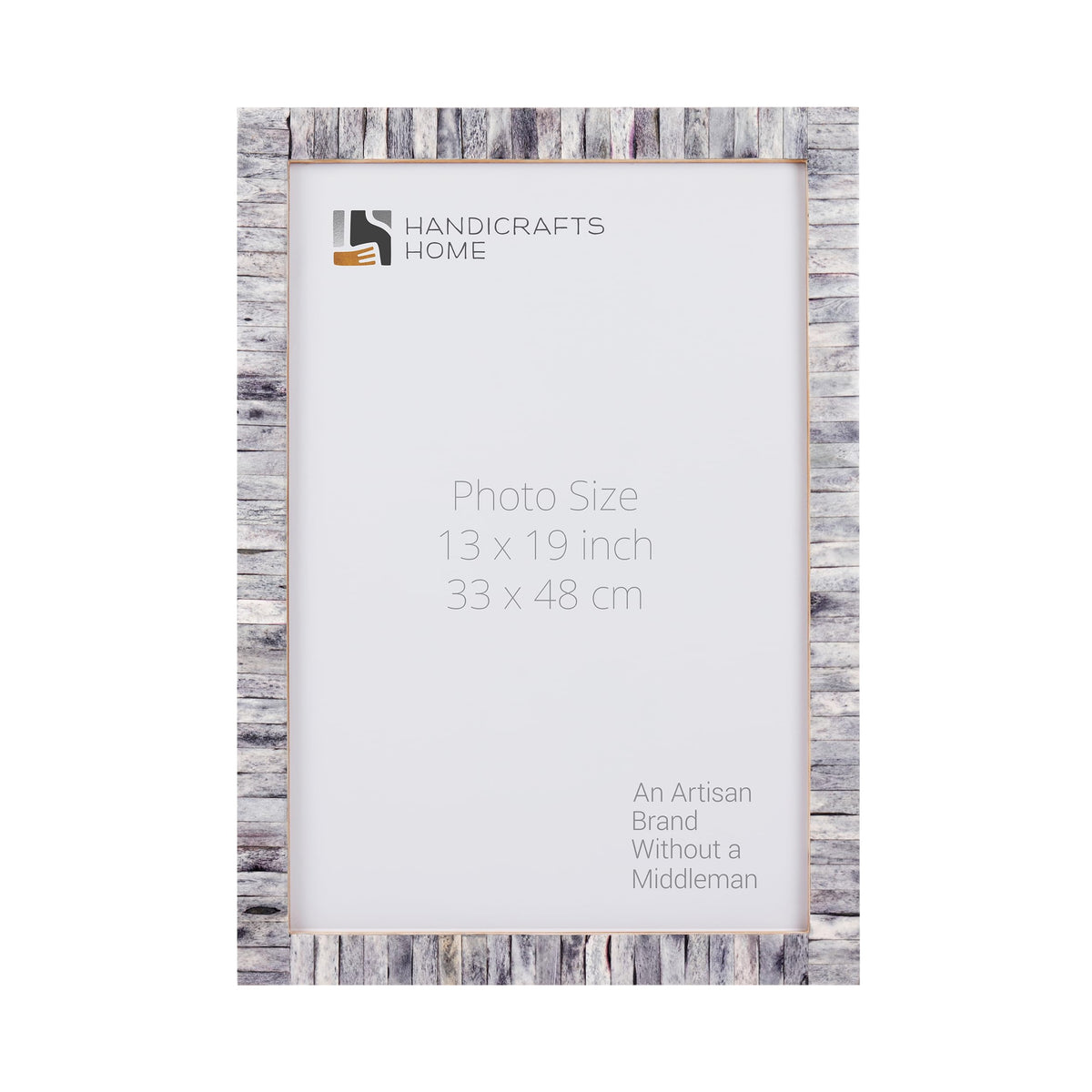 Poster Frames Classic Collection Bone Inlay, Grey, 6 Sizes