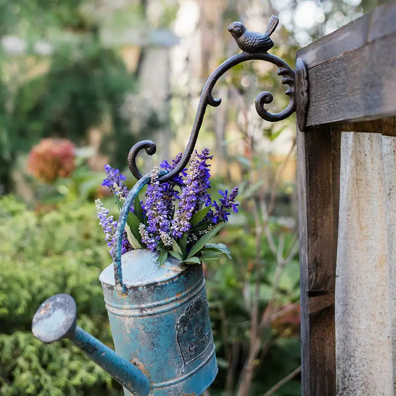 Cast Iron Hook with Bird