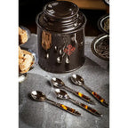 Ceramic Axis Mundi Storage Canister - Set of 2