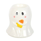Candy Corn Ghost Halloween Oil Burner and Wax Warmer