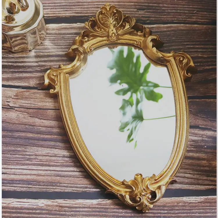 Vintage Baroque-Style Gold Mirror