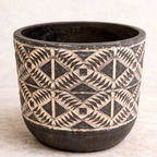 Aboriginal Planter Black