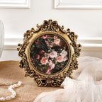 Round Ornate Photo Frame