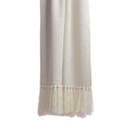 Melange Ivory Luxury Throw Blanket