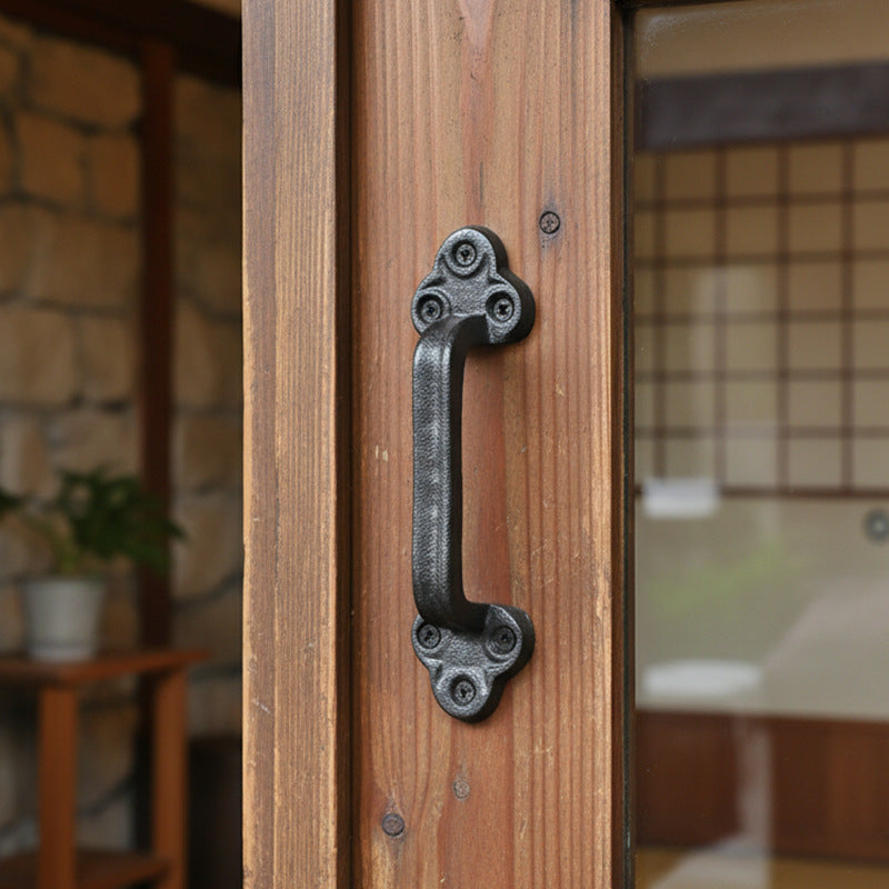 Rustic Cast Iron Door Pull Handle
