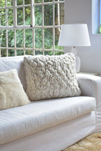 Clouds Chunky Knit Throw Pillow
