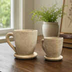 Cement Tea Mug Planter