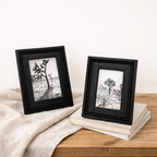 CLASSIC WOOD PHOTO FRAME IN BLACK
