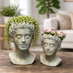 Roman Bust Planter