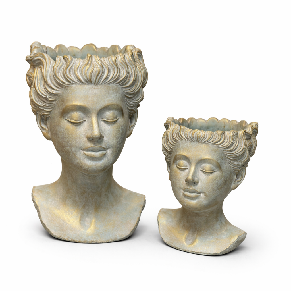 Roman Bust Planter