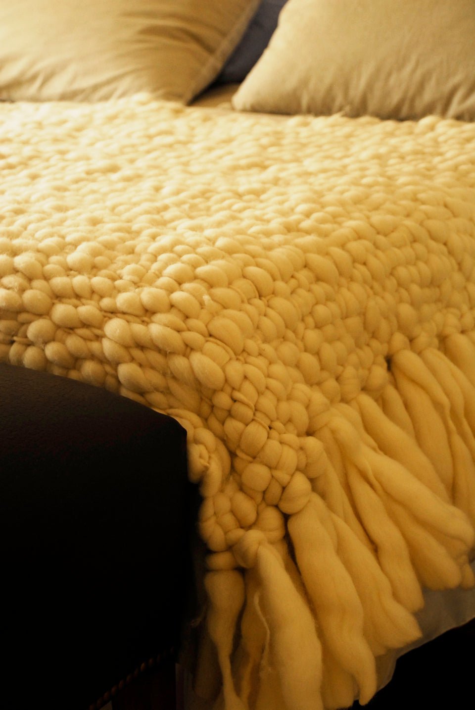 Clouds Chunky Knit Throw Blanket
