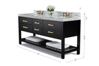 Elizabeth 72" Bath Vanity Set