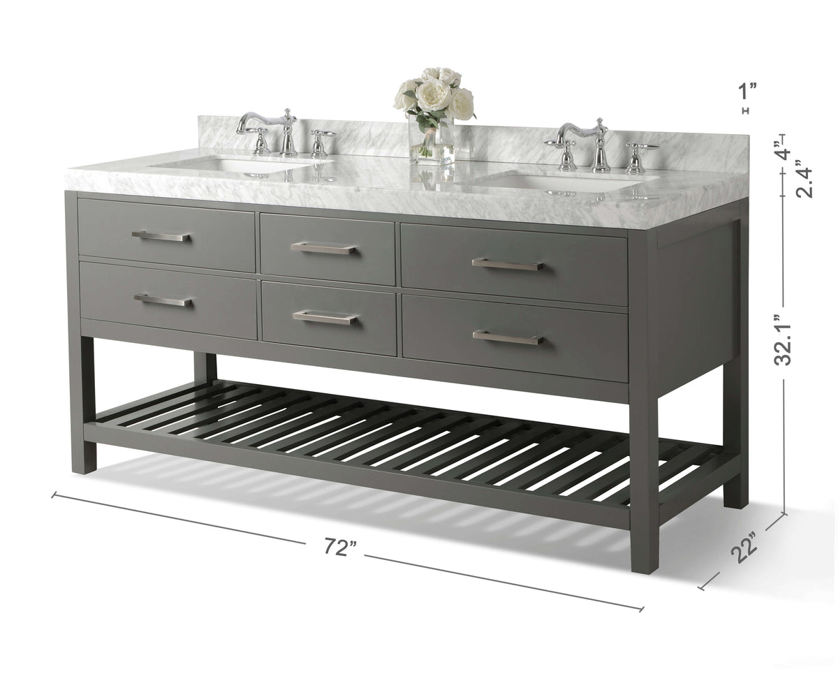 Elizabeth 72" Bath Vanity Set