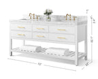 Elizabeth 72" Bath Vanity Set