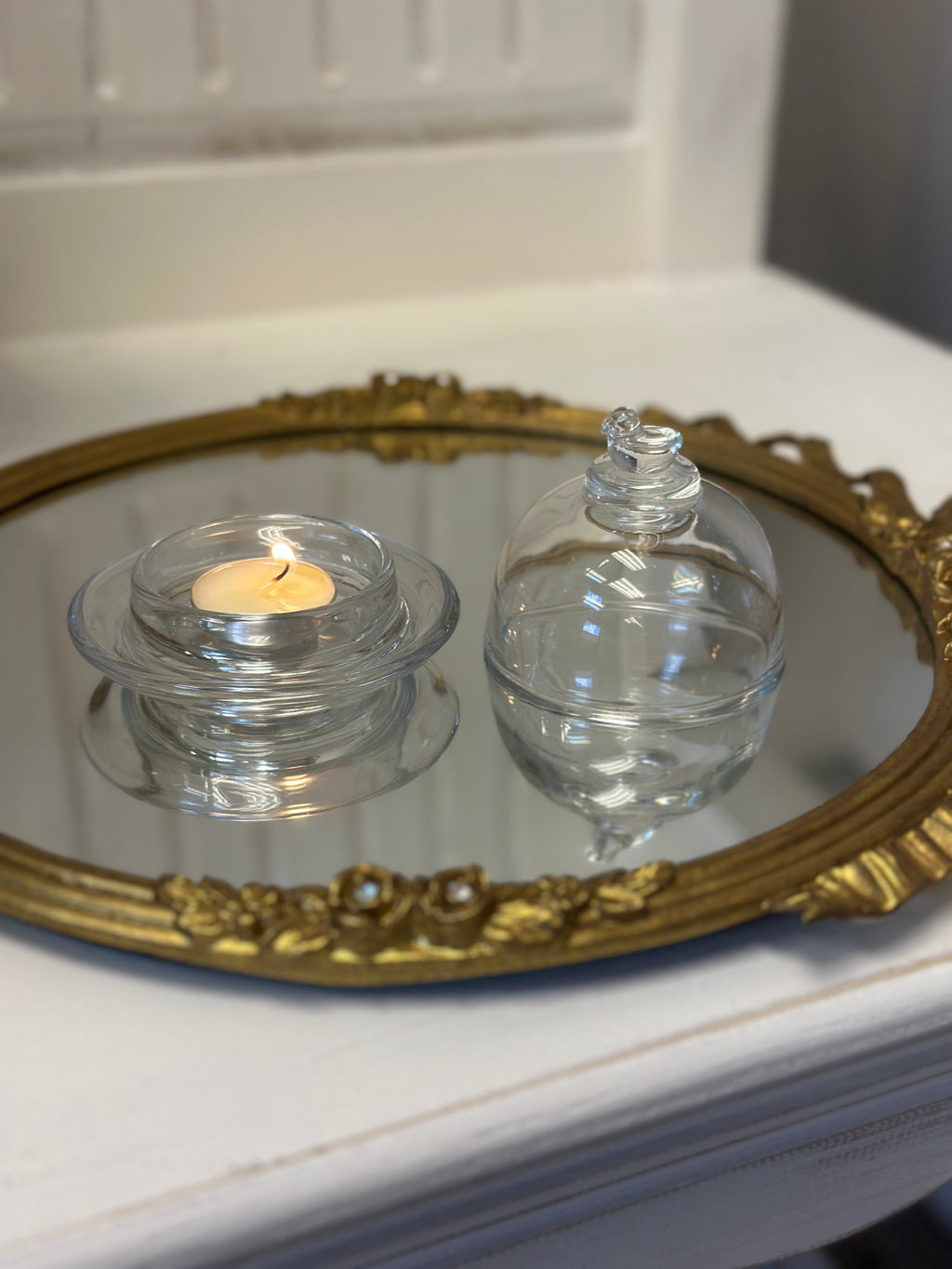 Glass Bird Cloche