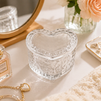 Heart Glass Storage Box