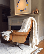 Clouds Chunky Knit Throw Blanket