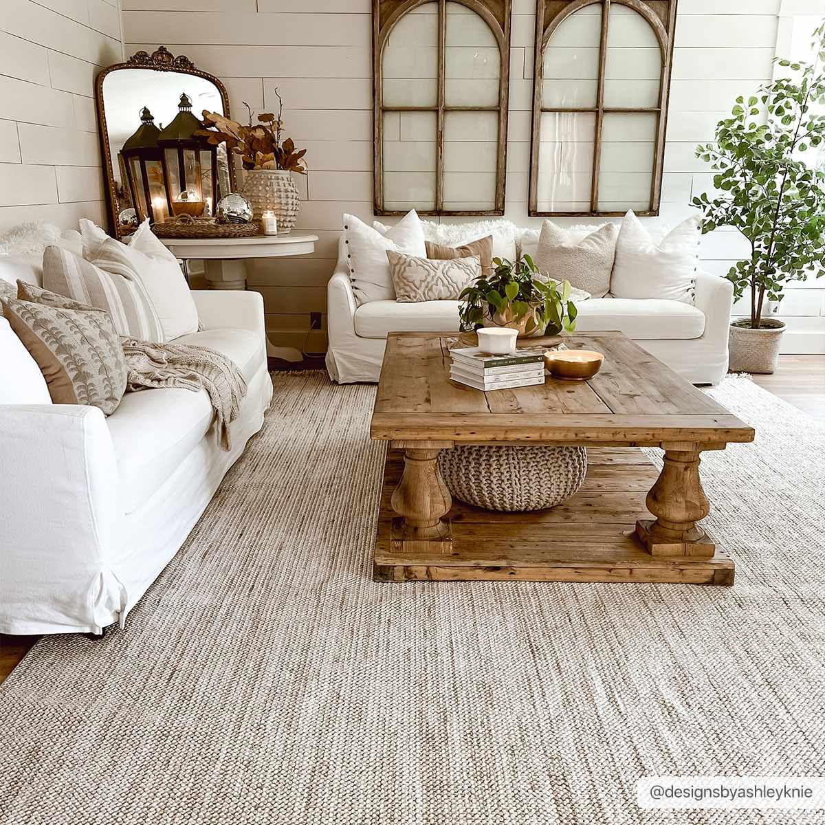Gowan Beige Area Rug