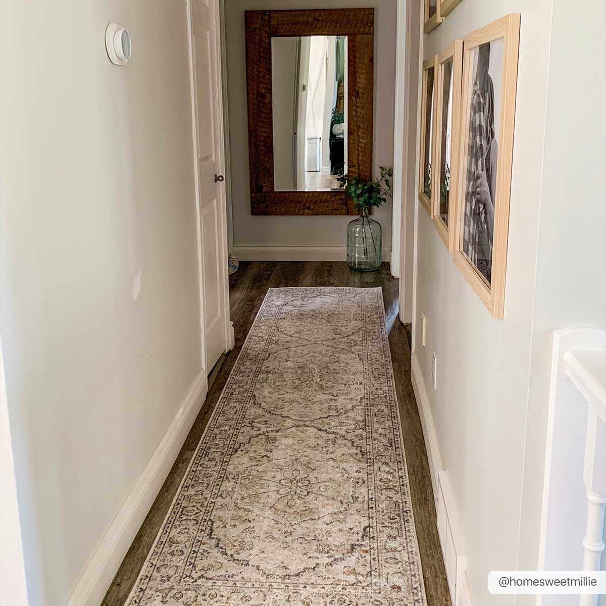 Cream Hiti Washable area rug