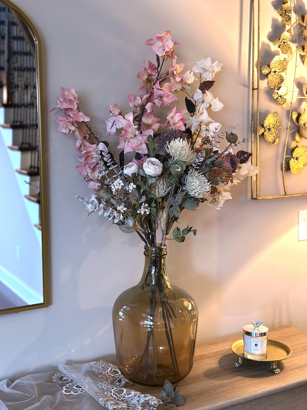 Artificial Bougainvillea Spray