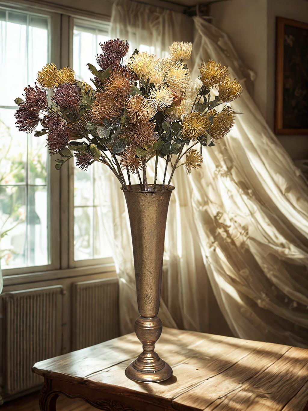 Artificial Pincushion Protea Arrangement