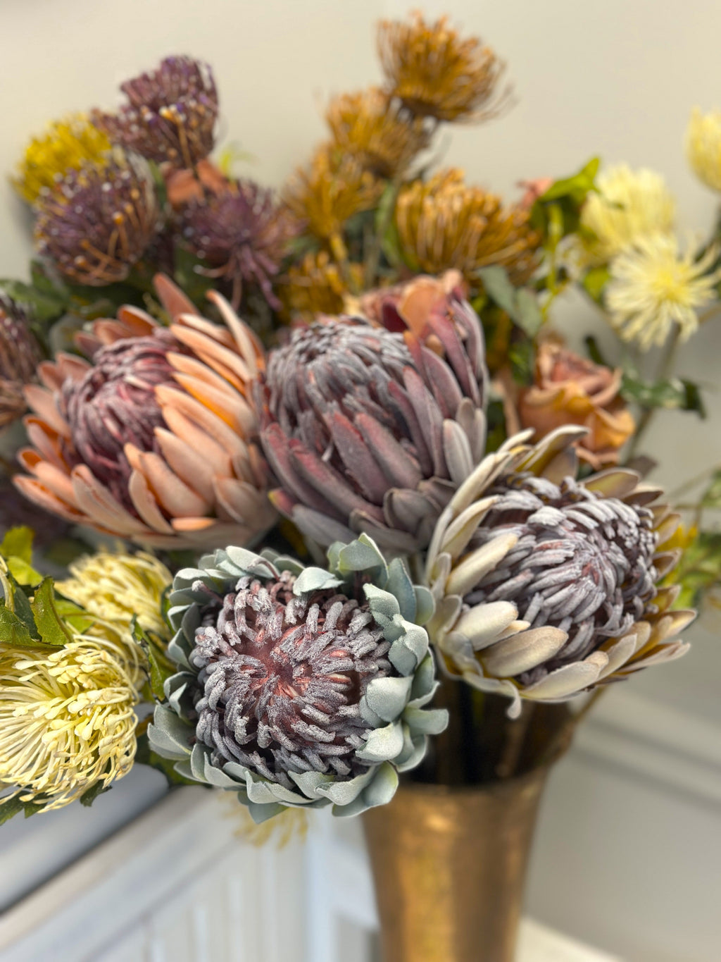 Artifical King Protea Bouquet(Sold Individually)