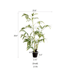 Artificial Bamboo Leaves in Pot