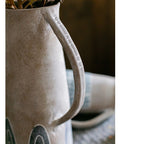 Blue Handpainted Terracotta Vase Jar