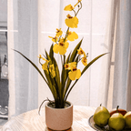 Potted Faux Dancing Lady Orchid