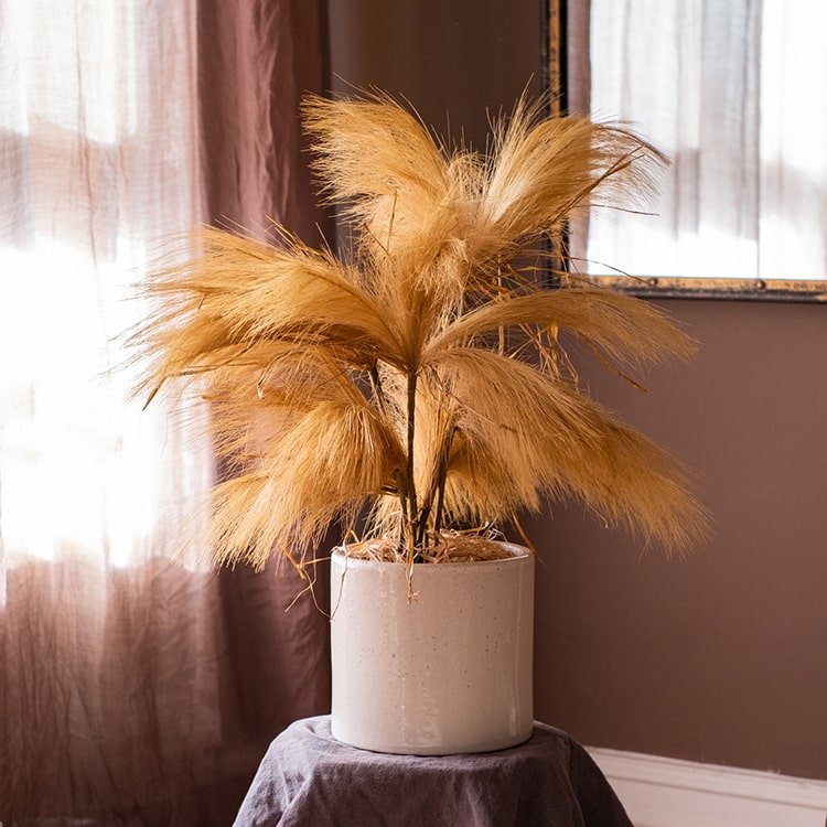 Faux Plant Reed Grass Stem In Various Colors 30" Tall