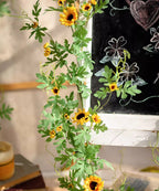 Sunlit Bloom Sunflower Garland 51" Long