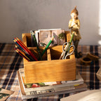 Solid Wood Desktop Organizer Small Organizer