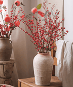 Faux Red Winterberry Stem