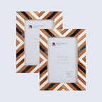 Picture Frames Marquet Cosmo Pattern Resin Inlay Collection in 8 Sizes, Pack of 2
