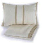 Natural Striped Linen Pillow