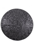 ROUND HERRINGBONE – Large Designer Cowhide Rug