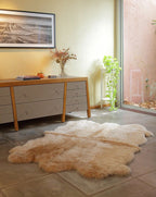 Six Piece Sheepskin Area Rug