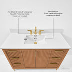 Turlington Bathroom Vanity Collection in Sienna Finish