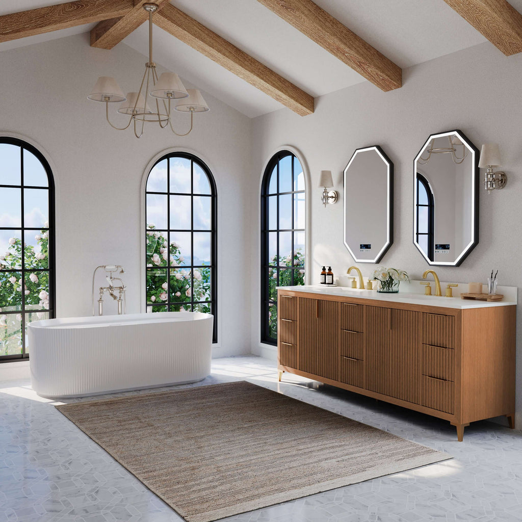 Turlington Bathroom Vanity Collection in Sienna Finish